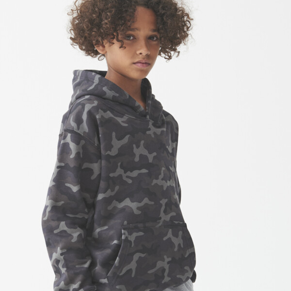 AWDis Kids Camo Hoodie Thumbnail