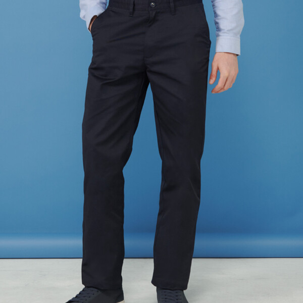 Henbury 65/35 Flat Fronted Chino Trousers Thumbnail