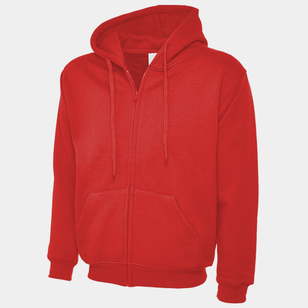 Adults Classic Full Zip Hooded Sweatshirt no surcharge Thumbnail